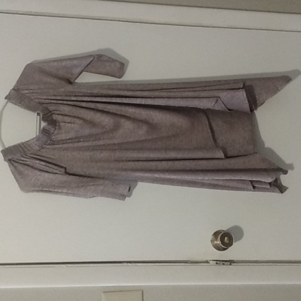 A dress shirt, off shoulder